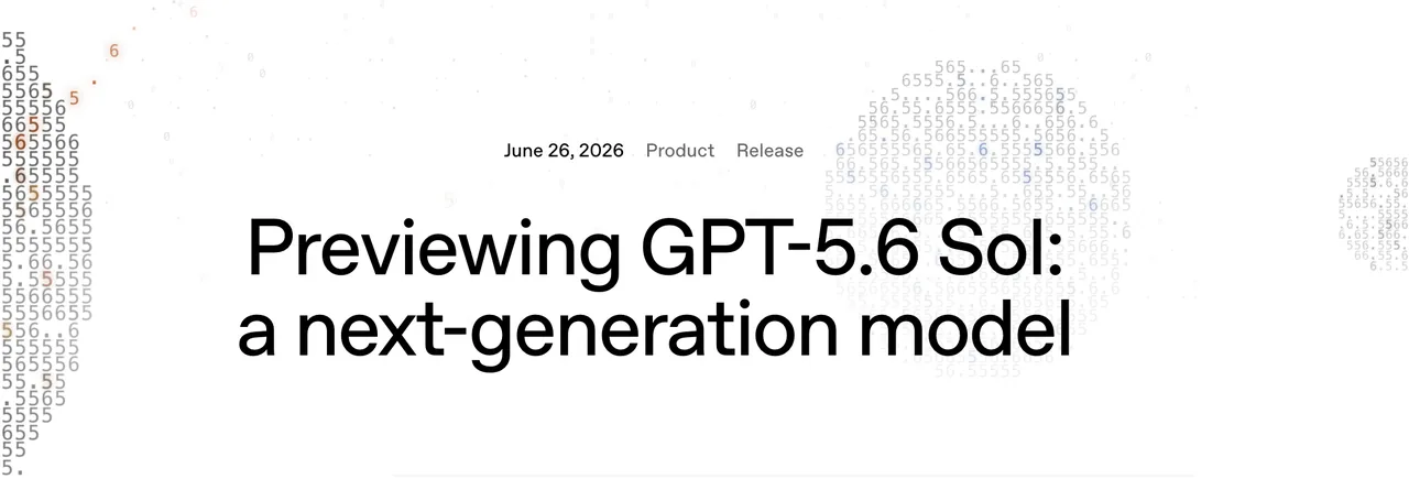 OpenAI GPT-5.6 «Sol» modelini taqdim etdi